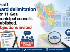 Draft ward delimitation for 11 Goa municipal councils published, objections invited