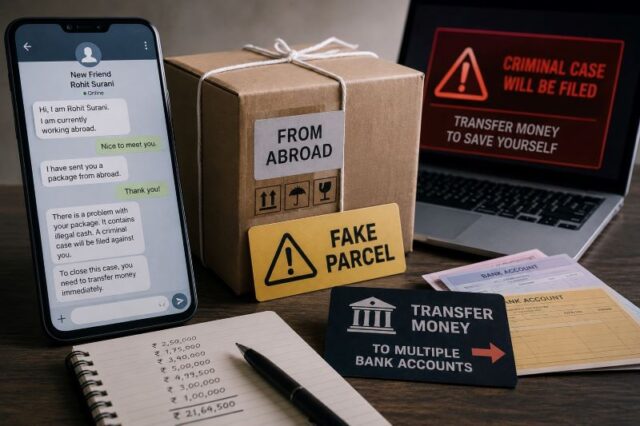 fake parcel scam