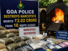 Goa Police destroys narcotics worth ₹2.02 crore from 18 NDPS cases