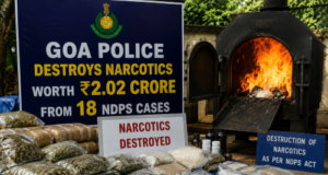 Goa Police destroys narcotics worth ₹2.02 crore from 18 NDPS cases