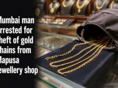 Mumbai man arrested for theft of gold chains from Mapusa jewellery shop