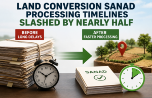 Land conversion sanad processing timelines slashed by nearly half