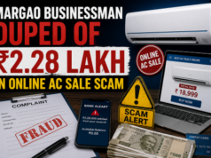 Margao businessman duped of ₹2.28 lakh in online AC sale scam
