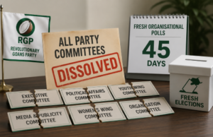 RGP dissolves all party committees, to hold fresh organisational polls in 45 days