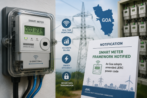 Smart meter framework notified as Goa adopts amended JERC power code