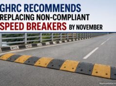 GHRC asks GSIDC to replace non-compliant speed breakers & rumbler strips by November