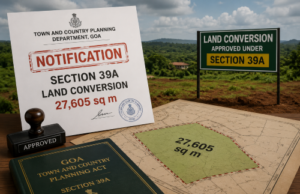 TCP notifies 27,605 sq m land conversion under Section 39A