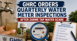 GHRC orders quarterly water meter inspections after Zarme tap water scare
