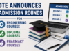 DTE announces admission rounds for engineering, diploma and pharmacy courses