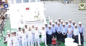 Goa Shipyard Hands Over Indigenous Fast Patrol Vessel ICGS Ajit