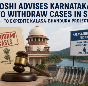 Joshi advises Karnataka to withdraw cases in SC to expedite Kalasa-Bhandura project