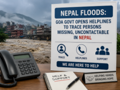 Nepal floods: Goa govt opens helplines to trace persons missing, uncontactable in Nepal