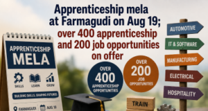 Apprenticeship mela at Farmagudi on Aug 19; over 400 apprenticeship and 200 job opportunities on offer