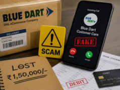 Woman loses ₹1.5 lakh in Blue Dart customer care impersonation scam