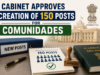 Cabinet approves creation of 150 posts for Comunidades