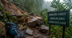 Solo trekker stranded in Canacona forest after landslide rescued