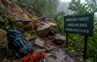 Solo trekker stranded in Canacona forest after landslide rescued