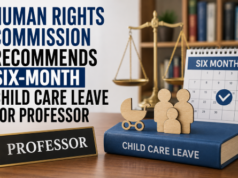 Human Rights Commission recommends six-month child care leave for professor