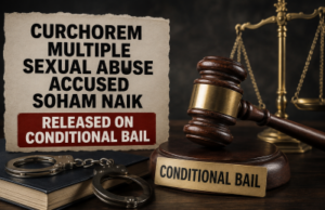 Curchorem multiple sexual abuse accused Soham Naik released on conditional bail