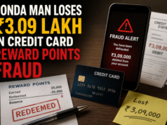 Ponda man loses ₹3.09 lakh in credit card reward points fraud