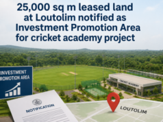 25,000 sq m leased land at Loutolim notified as Investment Promotion Area for cricket academy project