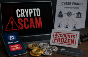 Canacona man duped into crypto scam; bank accounts frozen over diverted cyber fraud funds