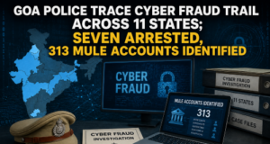 Goa Police trace cyber fraud trail across 11 states; seven arrested, 313 mule accounts identified