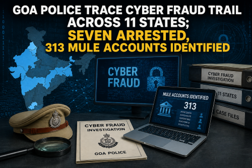 Goa Police trace cyber fraud trail across 11 states; seven arrested, 313 mule accounts identified