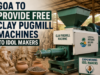 Goa to Provide Free Clay Pugmill Machines to Idol Makers