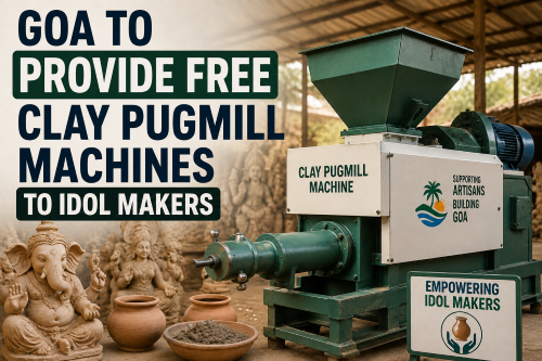 Goa to Provide Free Clay Pugmill Machines to Idol Makers