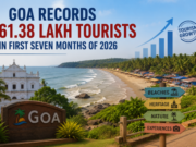 Goa records 61.38 lakh tourists in first seven months of 2026