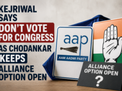 Kejriwal says don’t vote for Congress as Chodankar keeps alliance option open