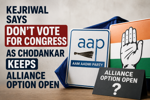 Kejriwal says don’t vote for Congress as Chodankar keeps alliance option open