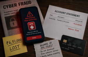 Margao woman loses ₹6.51 lakh after downloading malicious APK file