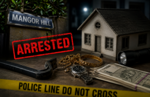 19-year-old arrested for ₹10.14 lakh Mangor Hill house burglary