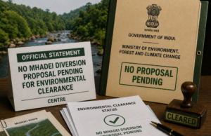 No Mhadei diversion proposal pending for environmental clearance: Centre
