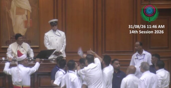 Opposition storms Well over disallowing of questions on No Development Areas