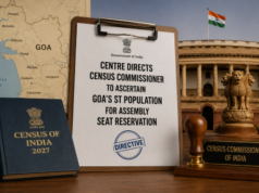 Centre directs Census Commissioner to ascertain Goa’s ST population for Assembly seat reservation