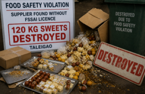 120 kg sweets destroyed in Taleigao after supplier found without FSSAI licence
