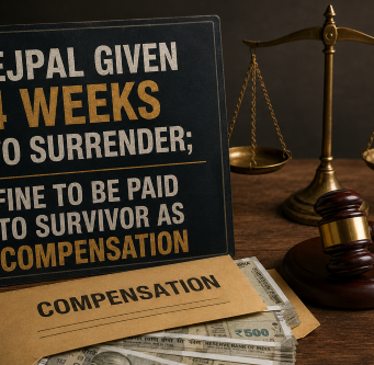 Tejpal given 4 weeks to surrender; fine to be paid to survivor as compensation