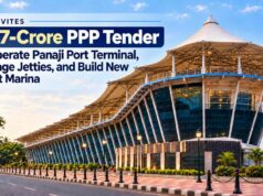 CoP Invites ₹27-Crore PPP Tender to Operate Panaji Port Terminal, Manage Jetties, and Build New Yacht Marina