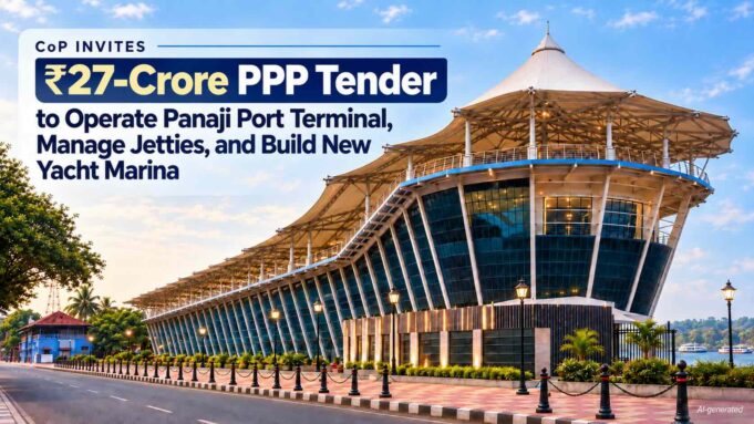 CoP Invites ₹27-Crore PPP Tender to Operate Panaji Port Terminal, Manage Jetties, and Build New Yacht Marina