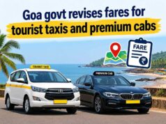 Goa govt notifies fares for tourist taxis, premium cabs and yellow black taxis