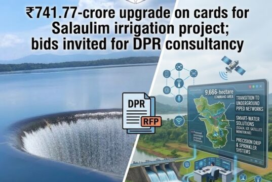 Goa WRD Floats ₹741-Crore Modernisation Plan for Salaulim Irrigation Project; Invites RFP for DPR