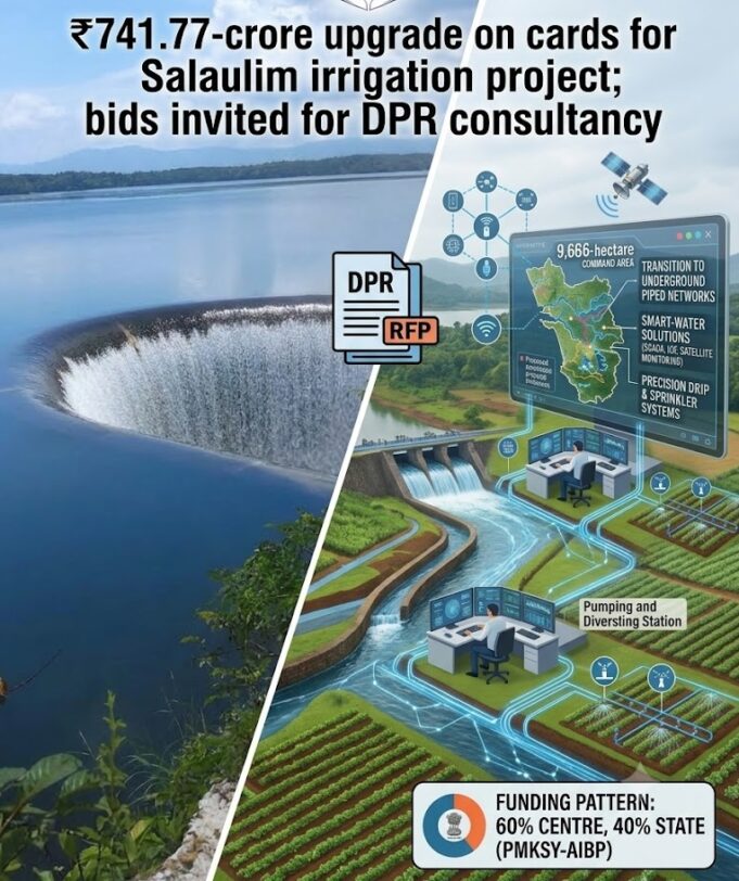 Goa WRD Floats ₹741-Crore Modernisation Plan for Salaulim Irrigation Project; Invites RFP for DPR