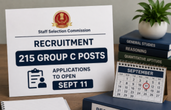 Staff Selection Commission announces recruitment for 215 Group C posts; applications to open Sept 11