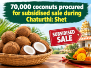 70,000 coconuts procured for subsidised sale during Chaturthi: Shet