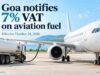 VAT on aviation turbine fuel reduced from 15 % to 7 % from October 24