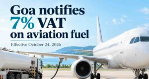 VAT on aviation turbine fuel reduced from 15 % to 7 % from October 24