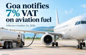 VAT on aviation turbine fuel reduced from 15 % to 7 % from October 24